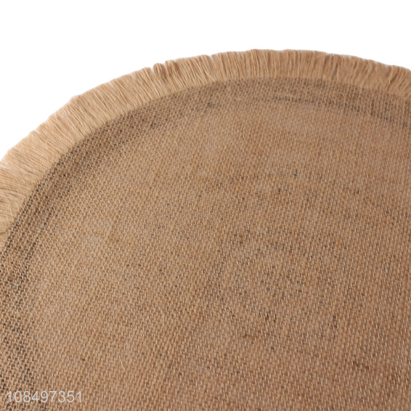 Low price round desktop  decoration round table mat place mats