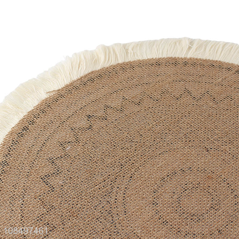 Yiwu factory table decoration round table mat for home and restaurant