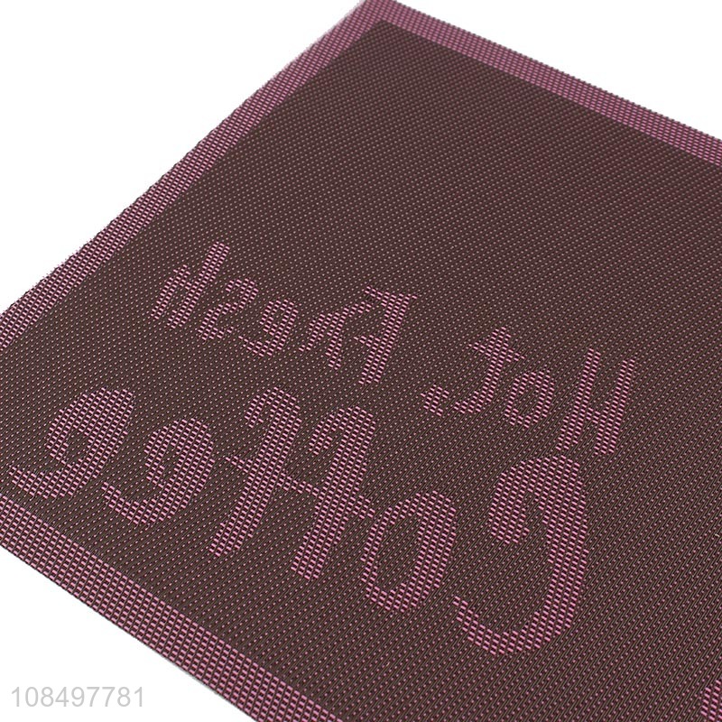 Good selling anti-slip household place mats coffee cup mats