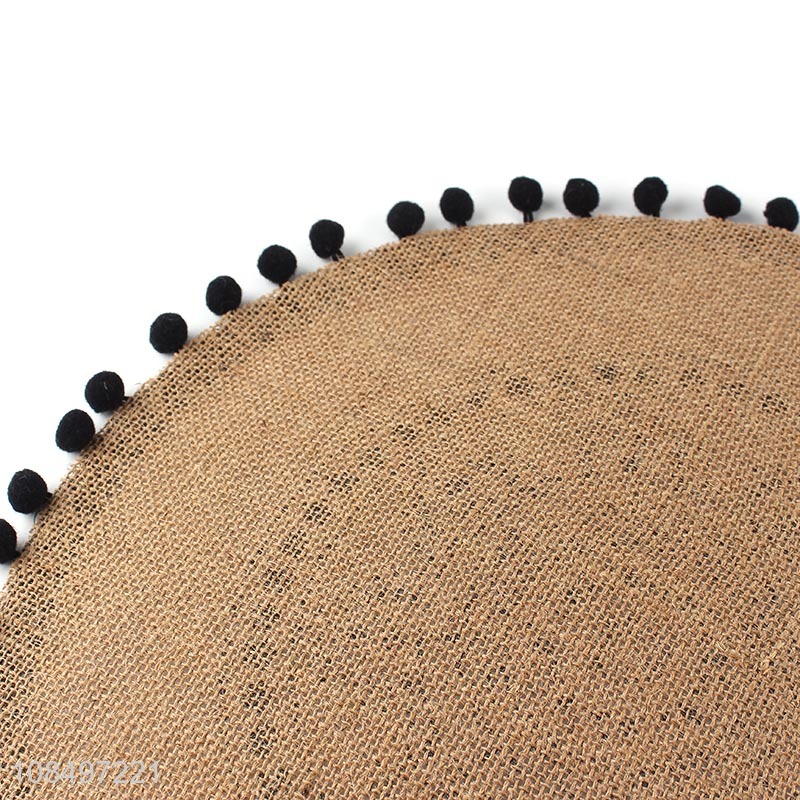 Good selling round anti-slip home restaurant dining table mat