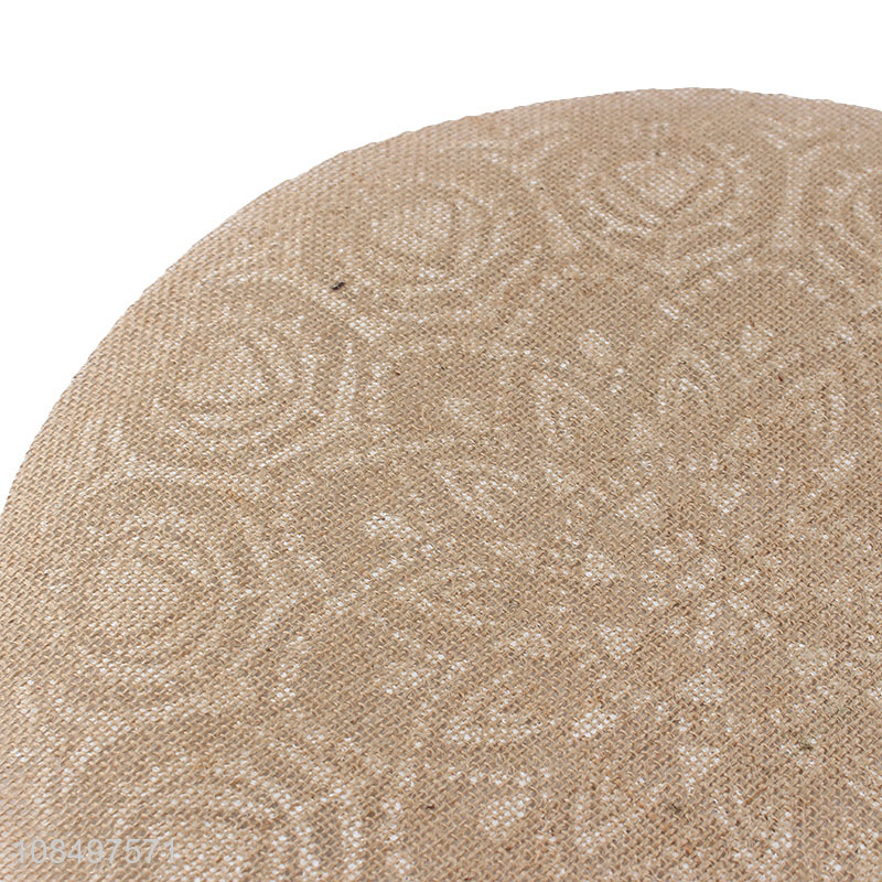 Latest design round household restaurant anti-slip place mats