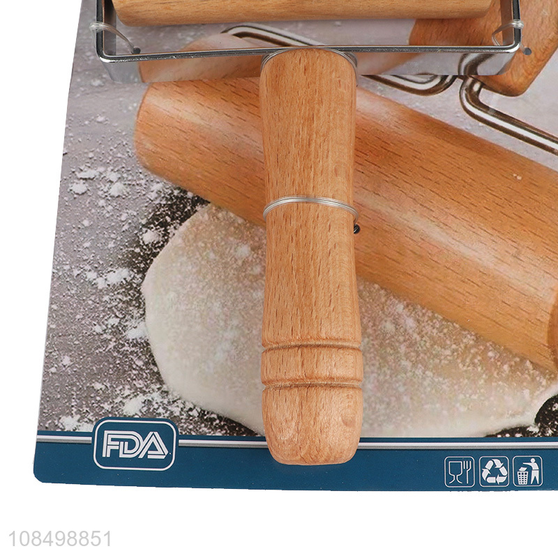 Wholesale price handheld wooden rolling pin kitchen tool