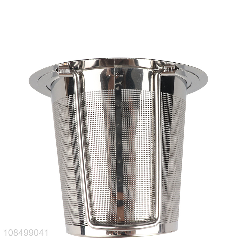 Wholesale folding tea infuser stainless steel filter cup