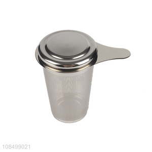 Wholesale food-grade stainless steel filter cup tea strainer