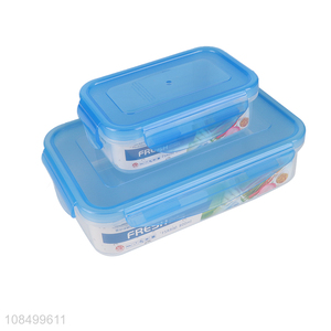 Yiwu wholesale plastic crisper self-sealing lunch box