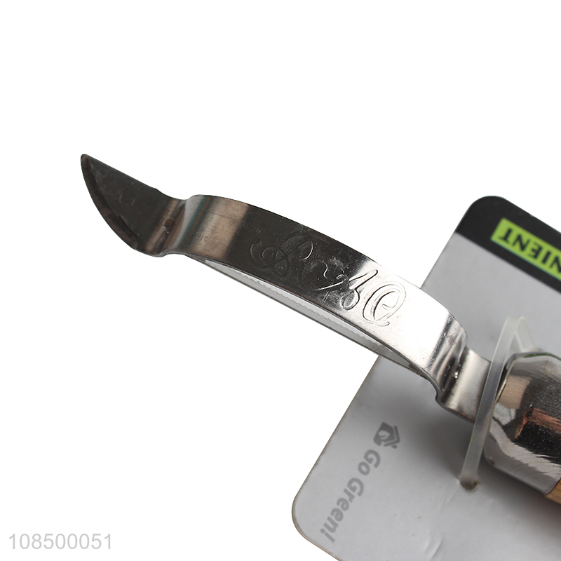 Wholesale kitchen accessories stainless steel peelers with wood grain handle