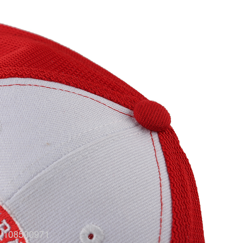 Custom logo unisex embroidered baseball cap mesh-back cap