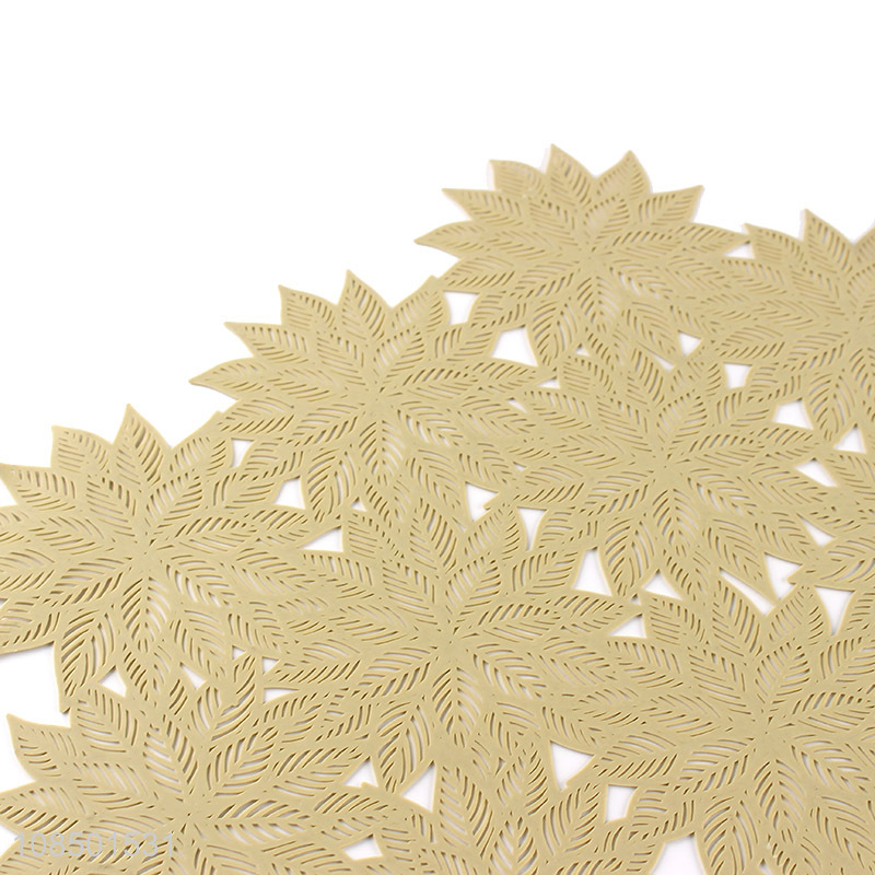 Popular design table mats metallic washable placemat for decoration