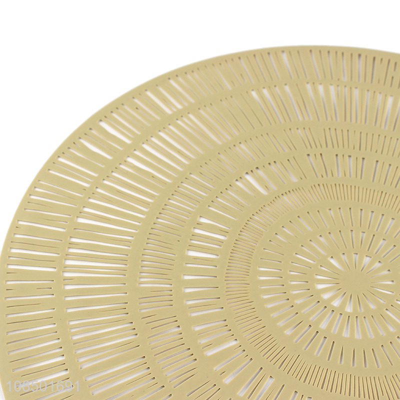 Hot selling stylish laminated non-slip hollowed-out placemats