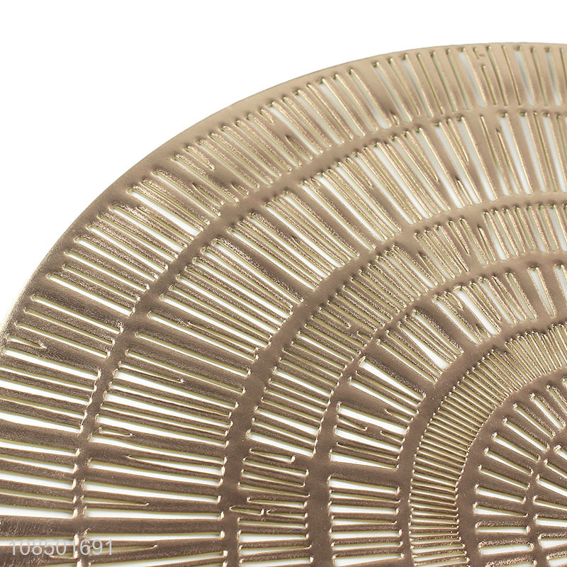 Hot selling stylish laminated non-slip hollowed-out placemats