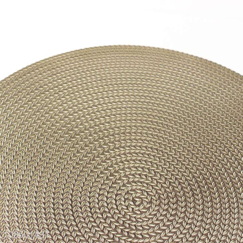 Hot sale waterproof oilproof pvc placemats for table centerpiece