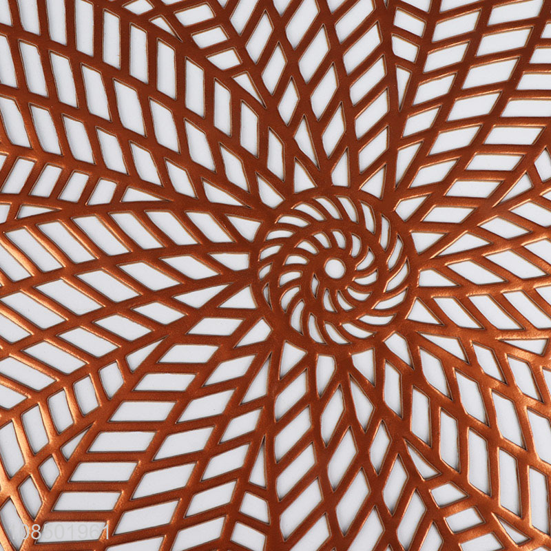 Factory wholesale hotel home decorative pvc place mats table mats
