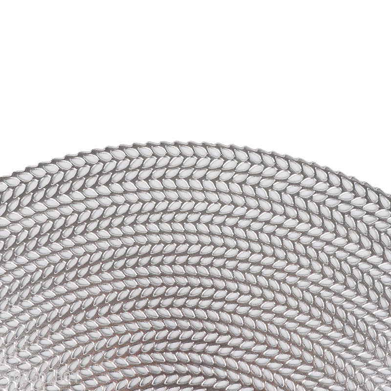 Hot items round anti-slip dining place mats for household