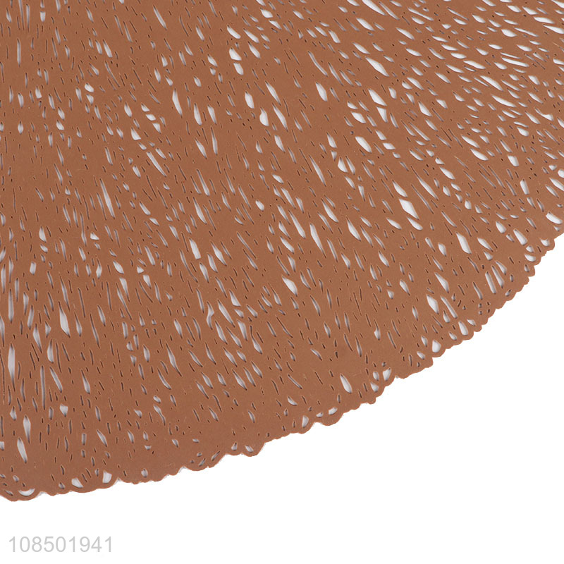 Hot products round waterproof pvc place mats table mats for sale