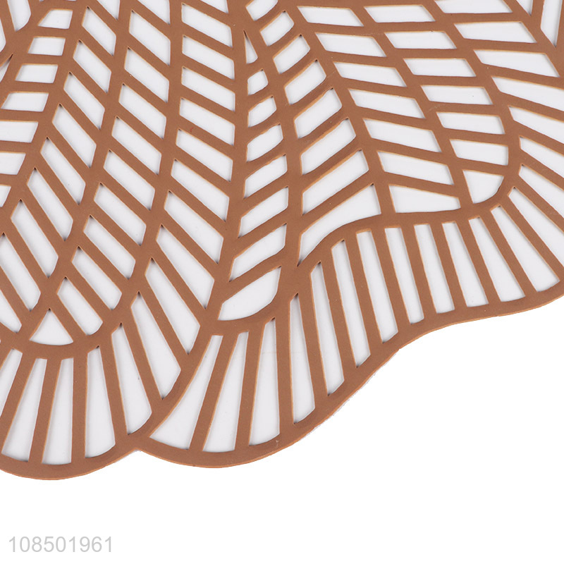 Factory wholesale hotel home decorative pvc place mats table mats