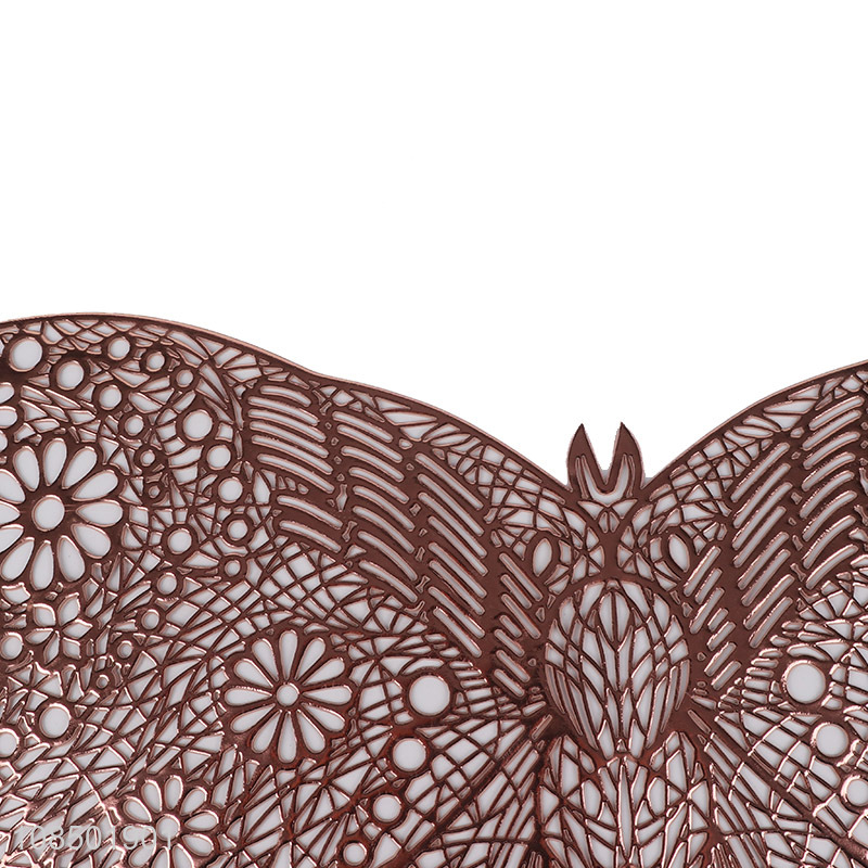 China wholesale butterfly shape delicate decorative dining table mats