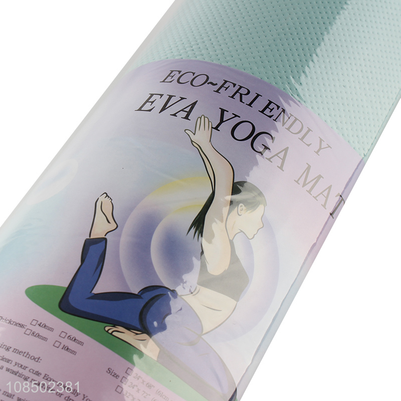 Hot selling EVA eco-friendly non-slip yoga mat with good quality