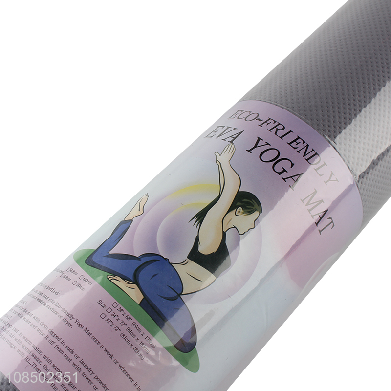 Good wholesale price eco-friendly EVA yoga mat fitness mat