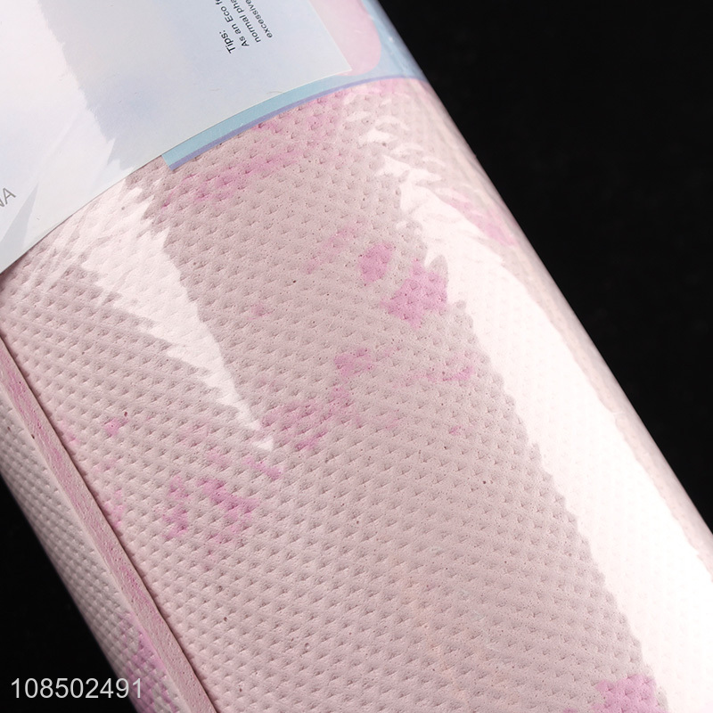 Good price pink EVA yoga mat home exercise mat wholesale