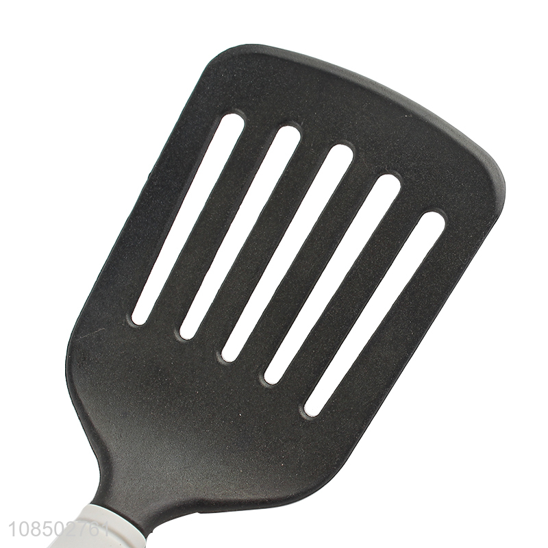 Factory direct sale plastic handle slotted spatula frying spatula