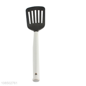 Factory direct sale plastic handle slotted spatula frying spatula