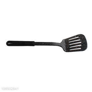 China wholesale black food-grade nylon slotted spatula