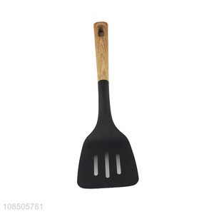Wholesale heat resistant nylon slotted spatula for nonstick pans