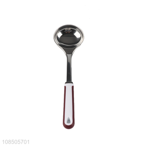 Good quality cooking tool stainless steel soup spoon for serving