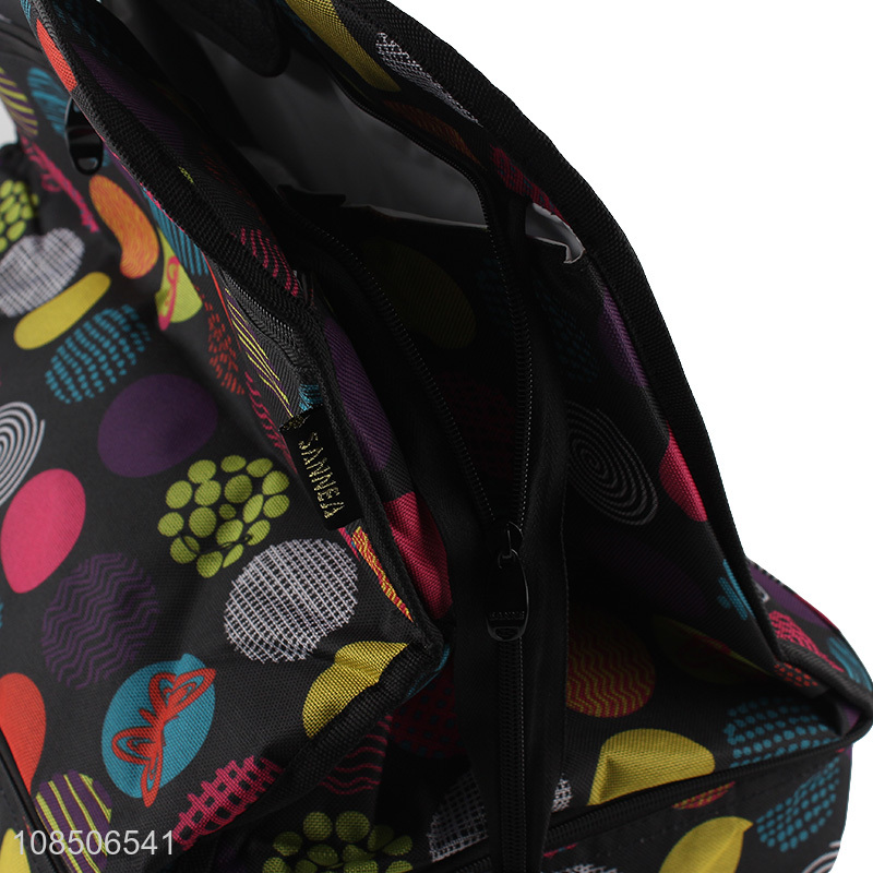 Yiwu factory colourful portable school office food lunch cooler bag