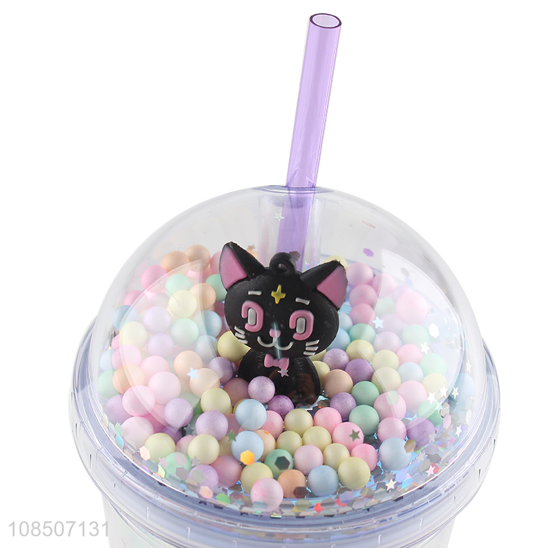 Best price cartoon children straw water  cup drinking cup for sale