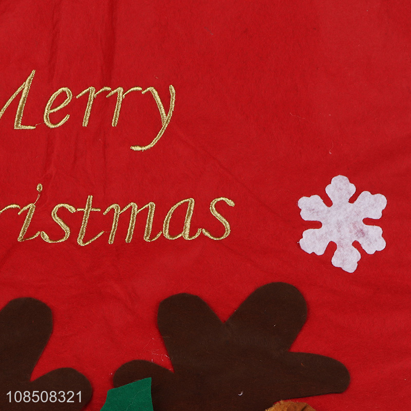 New products cute Christmas drawstring gift bags candy bag