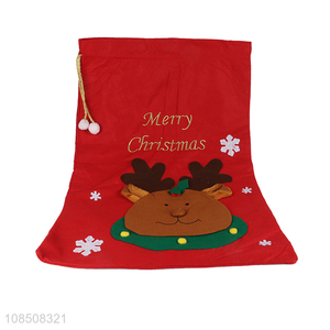 New products cute <em>Christmas</em> drawstring <em>gift</em> <em>bags</em> candy bag