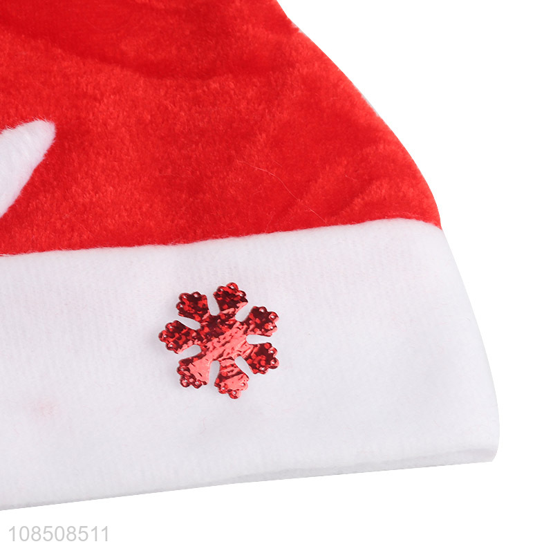 Wholesale men women Christmas hat adult holiday hat