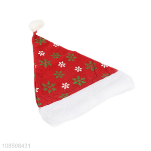 Bottom price Christmas hat snowflake hat for adults