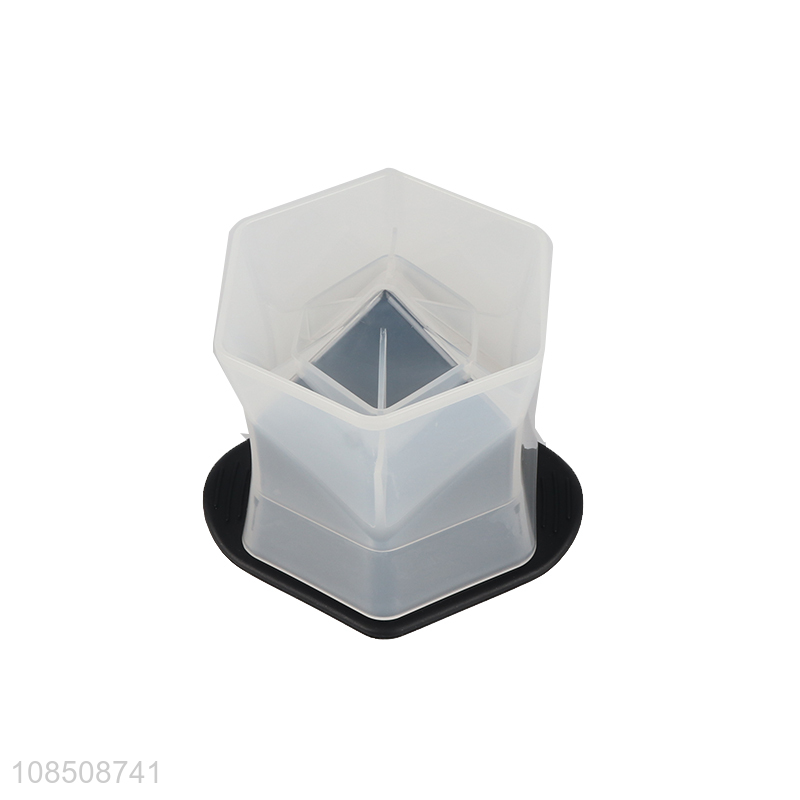 New product food grade plastic silicone ice cube tray for cocktail