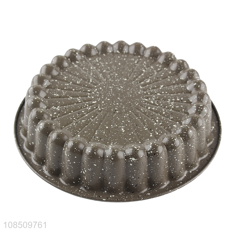 Hot sale flower shaped carbon steel baking pan non-stick cake molds