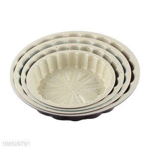 Factory price flower shaped baking pan non-stick carbon steel bakeware