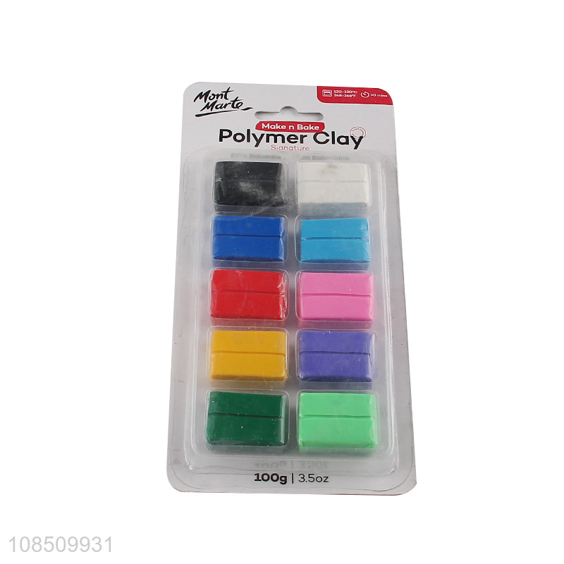 Good quality 10 colors polymer clay kit for kids and beginners -  Sellersunion Online