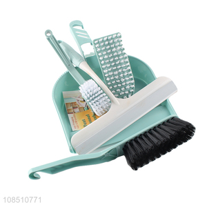 Wholesale from china plastic household cleaning tool dustpan broom set