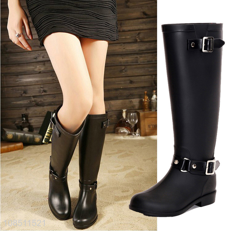New arrival multicolor women fashion waterproof rain boot for sale
