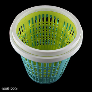 China products plastic hollow waste bin trash can for office