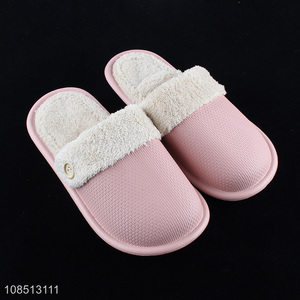 High quality women's winter home slides indoor slippers scuff slippers