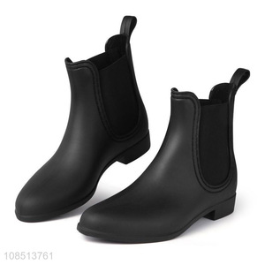 China wholesale female rain boots waterproof women pvc rain boots