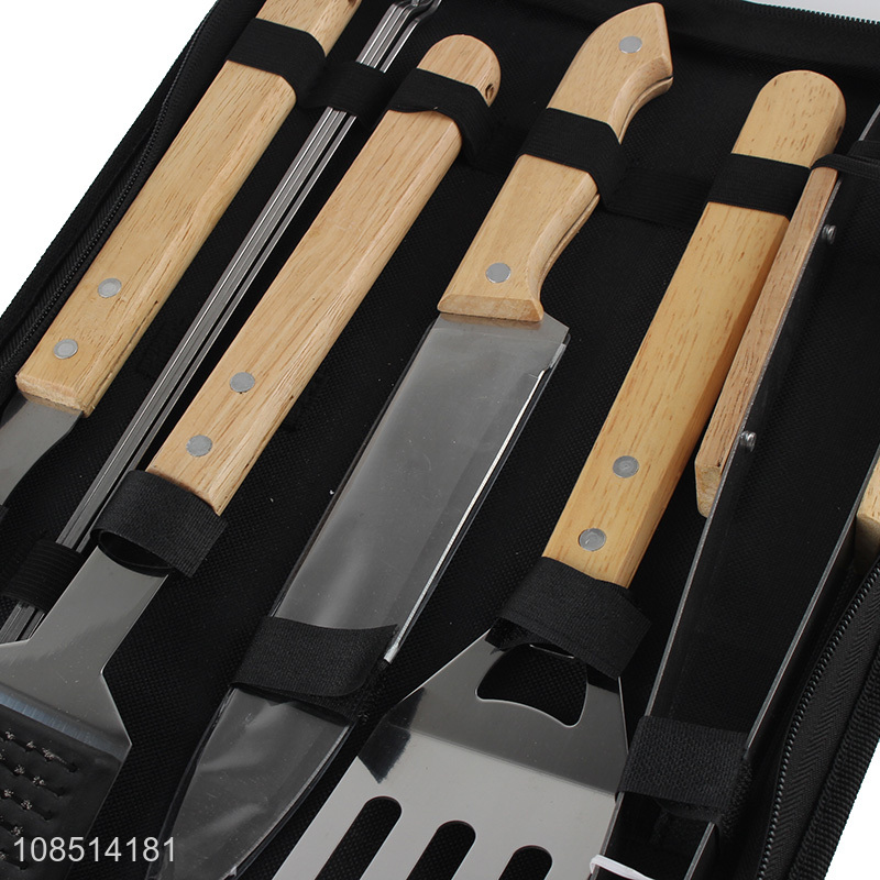 Online wholesale stainless steel household barbecue tool set