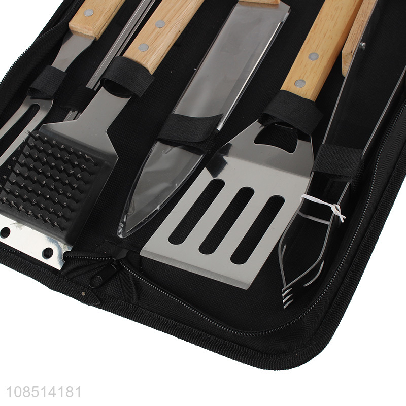 Online wholesale stainless steel household barbecue tool set