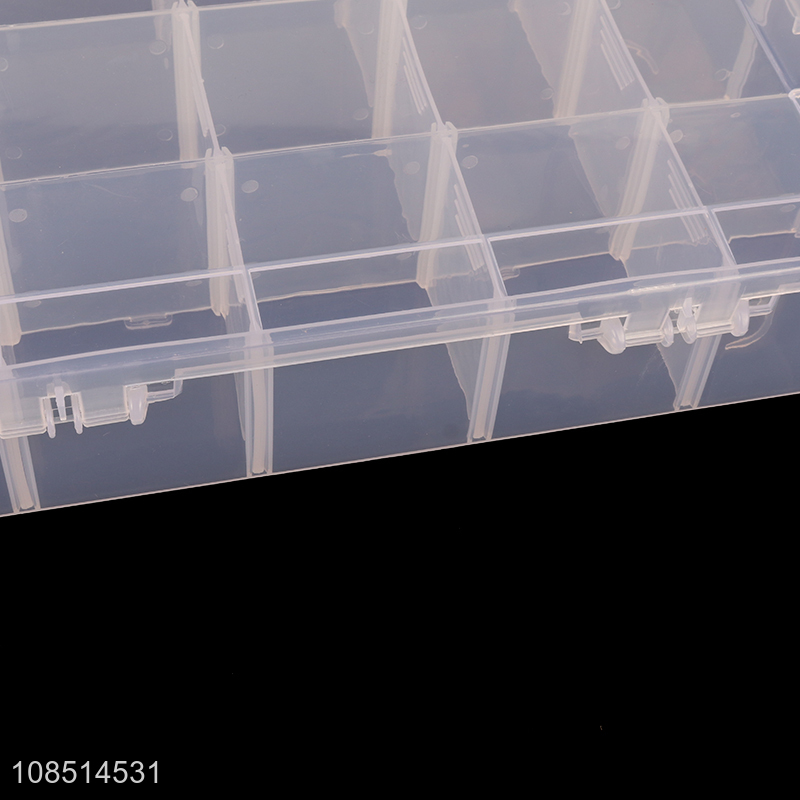 High quality large capacity plastic tool box with removable compartments