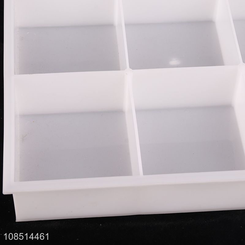Factory supply 9 girds plastic tool case electronic parts box