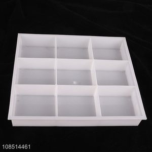 Factory supply 9 girds plastic tool case electronic parts box
