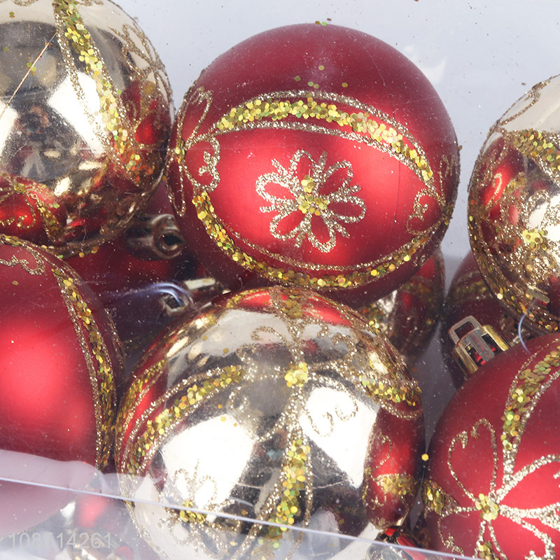 Good price 12pcs Christmas ball set Christmas decoration supplies