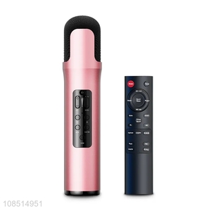 Wholesale remote control cardioid dynamic karaoke wireless microphone <em>speaker</em>